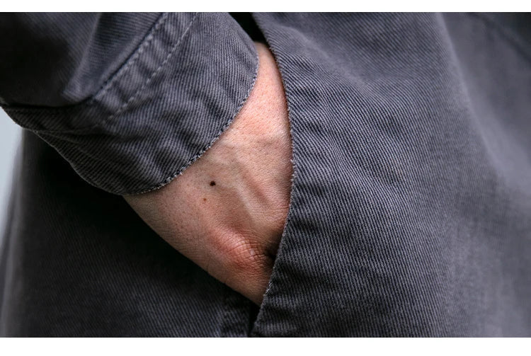 Garment Dyed Cargo Overshirt Newgew
