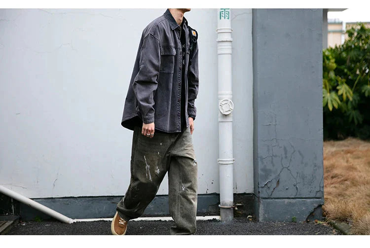 Garment Dyed Cargo Overshirt Newgew