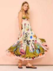 Evergreen Sundress In Multi Newgew Dresses