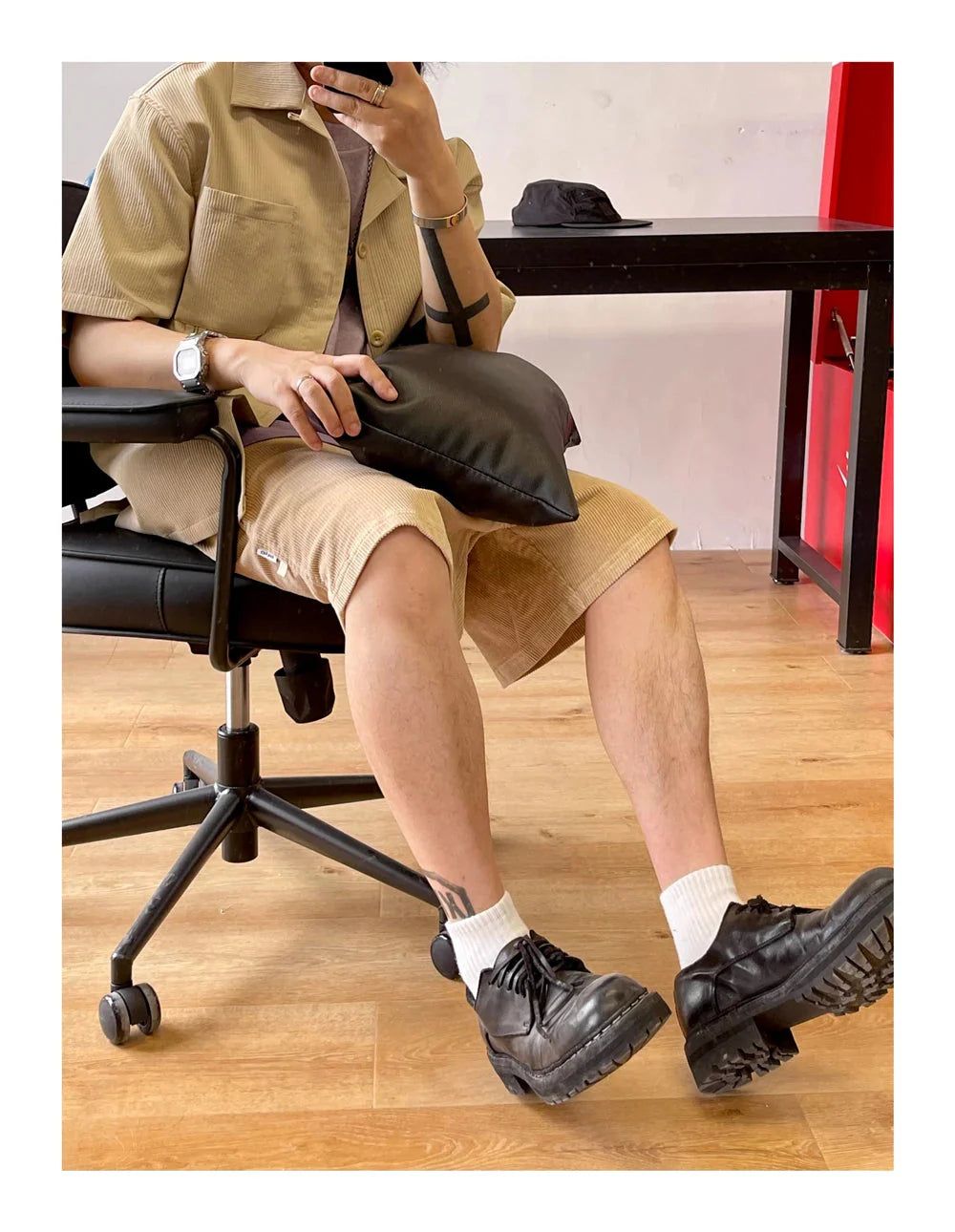 Corduroy Casual Shorts Newgew