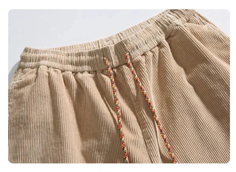 Corduroy Casual Shorts Newgew