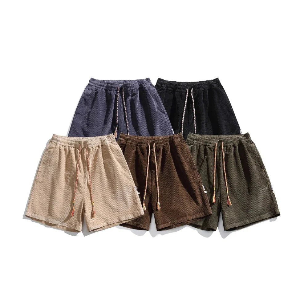 Corduroy Casual Shorts Newgew