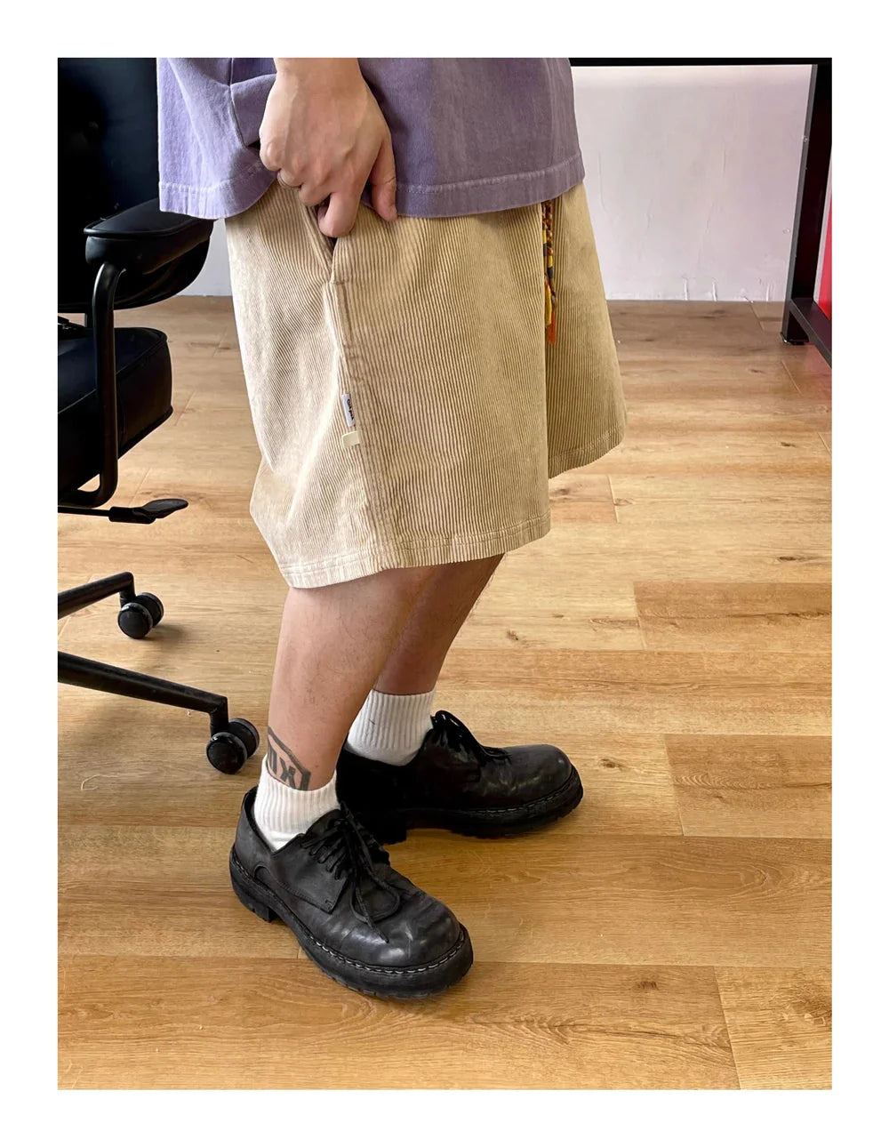 Corduroy Casual Shorts Newgew