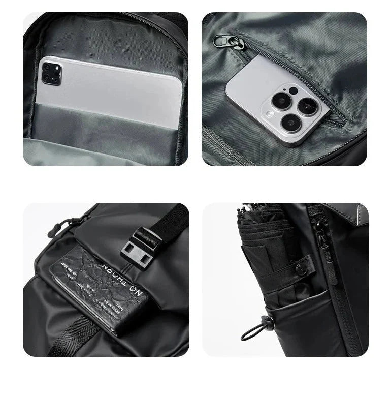 Crossbody Reflective Sling Bag Newgew
