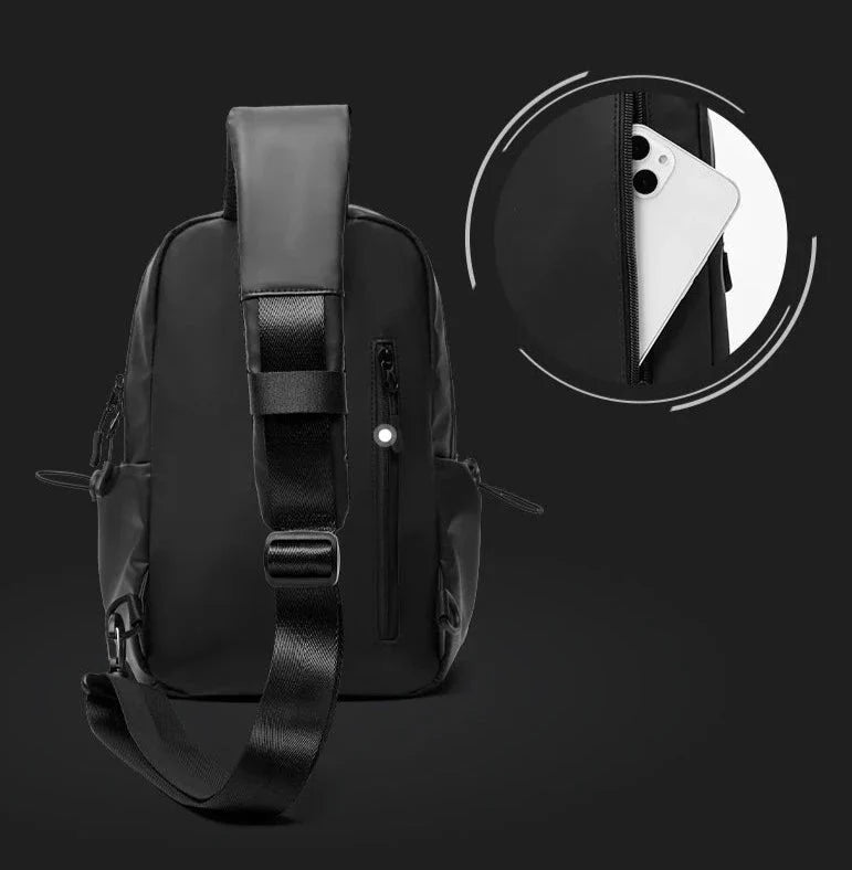 Crossbody Reflective Sling Bag Newgew