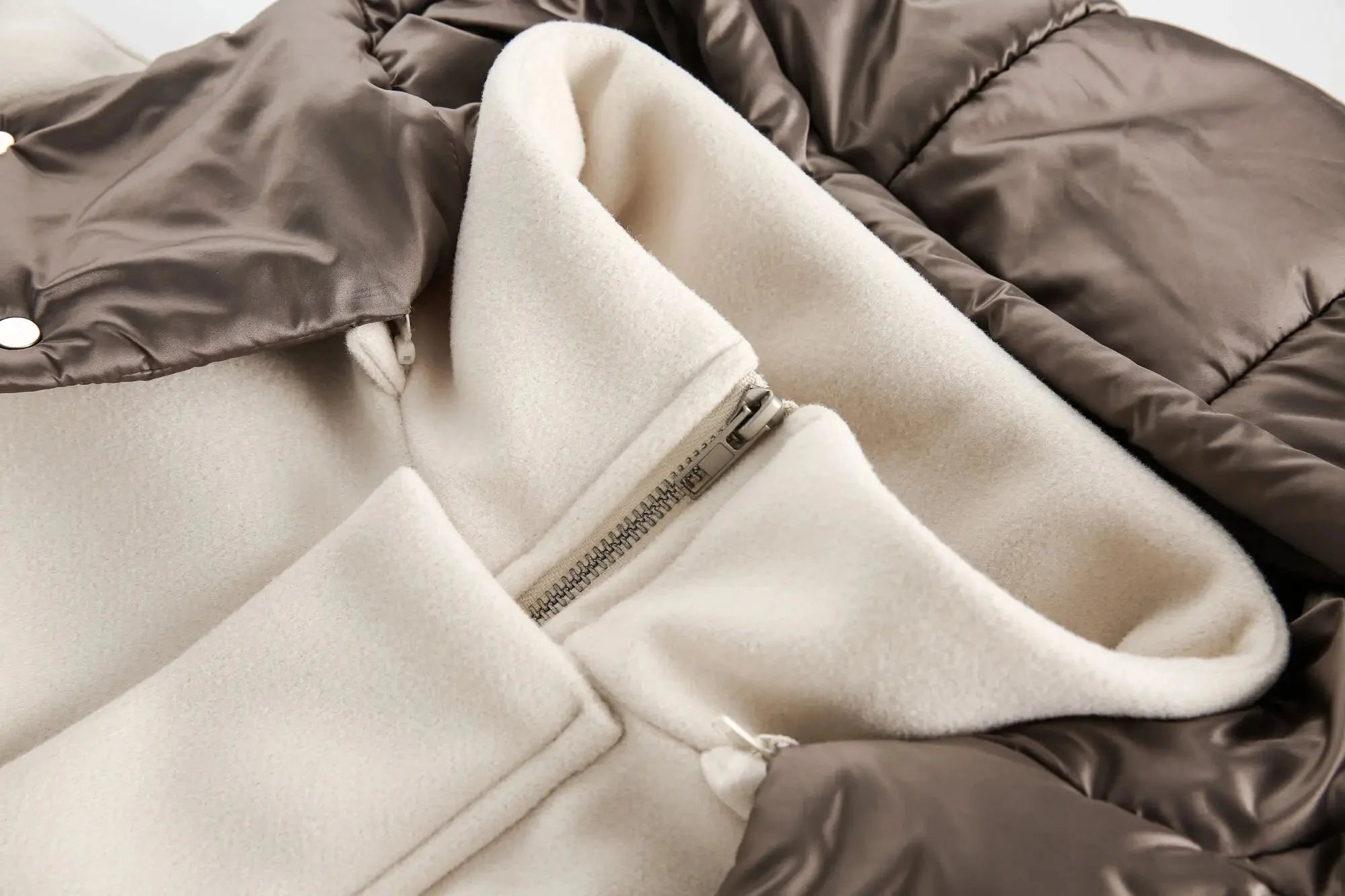 Duel-Tone Padded Hooded Jacket Newgew