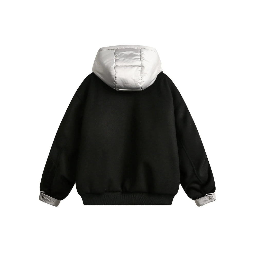 Duel-Tone Padded Hooded Jacket Newgew