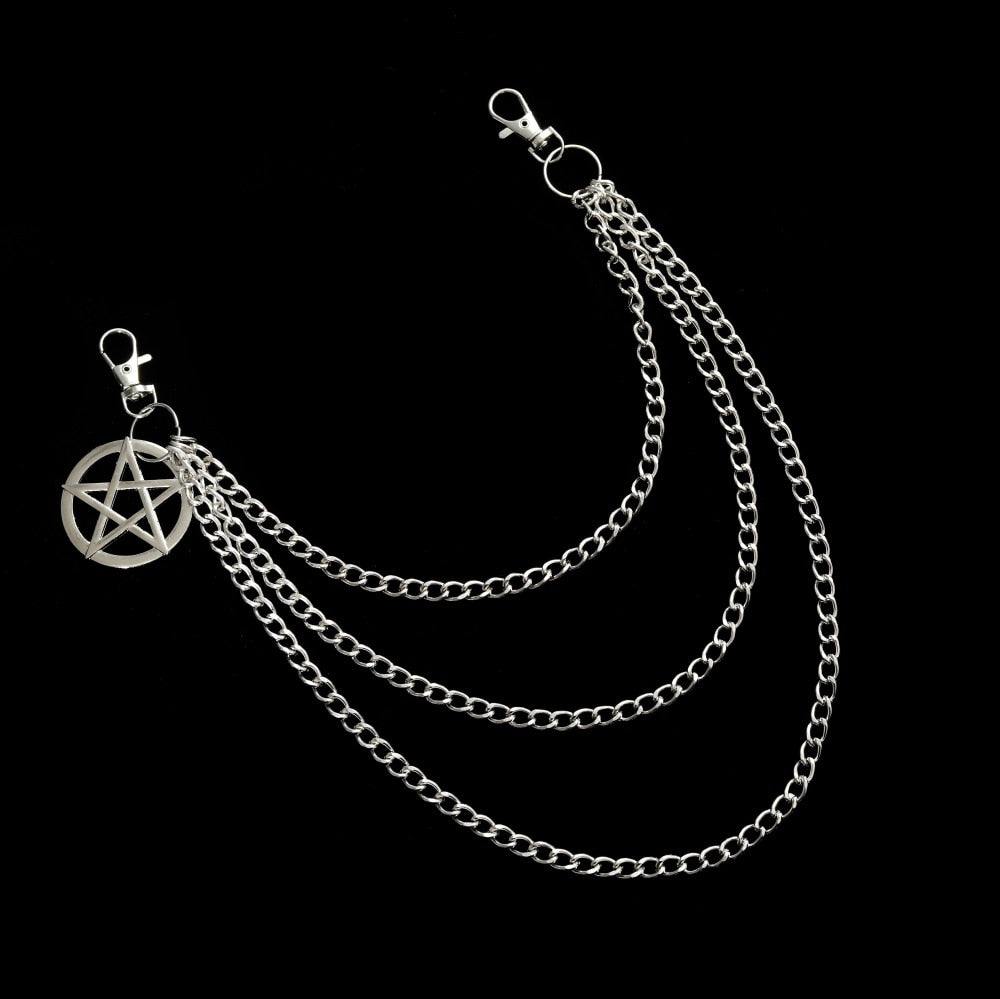 Gothic Pentagram Belt Chain Newgew