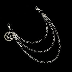 Gothic Pentagram Belt Chain Newgew