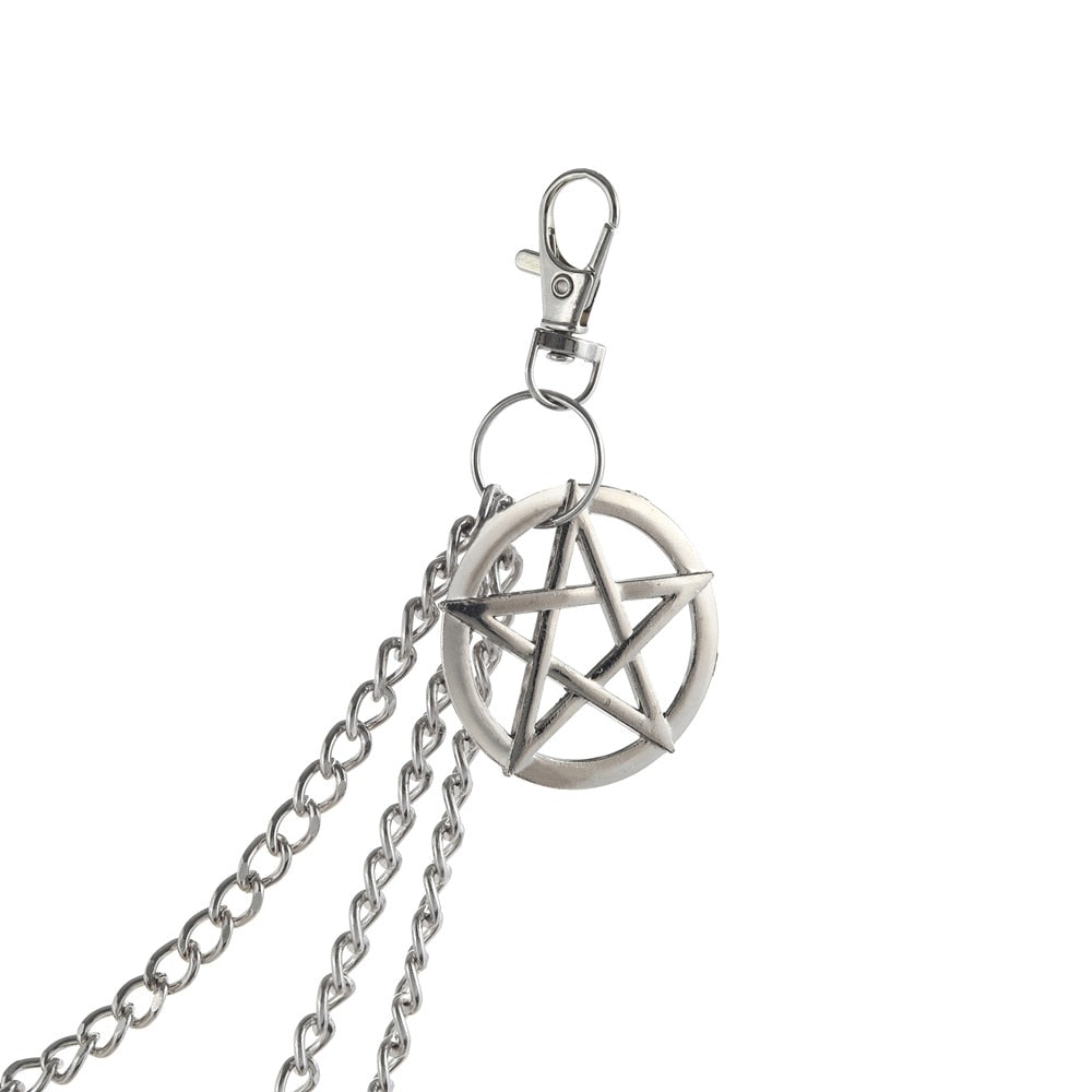 Gothic Pentagram Belt Chain Newgew