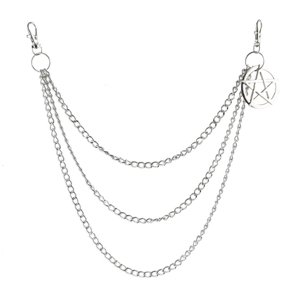 Gothic Pentagram Belt Chain Newgew