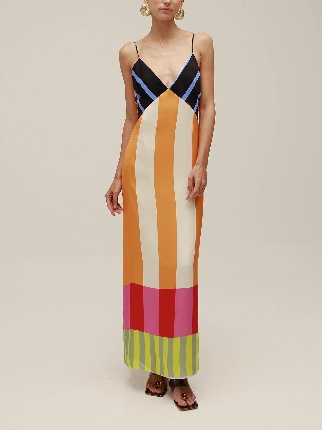 Bengal Multi Paloma Maxi Dress Newgew Dresses