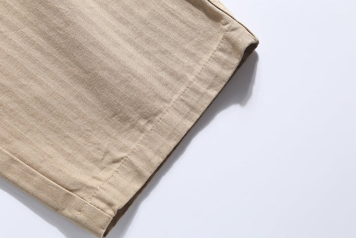 Herringbone Twill Tapered Pants Newgew