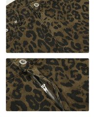 Leopard Print Jorts Newgew