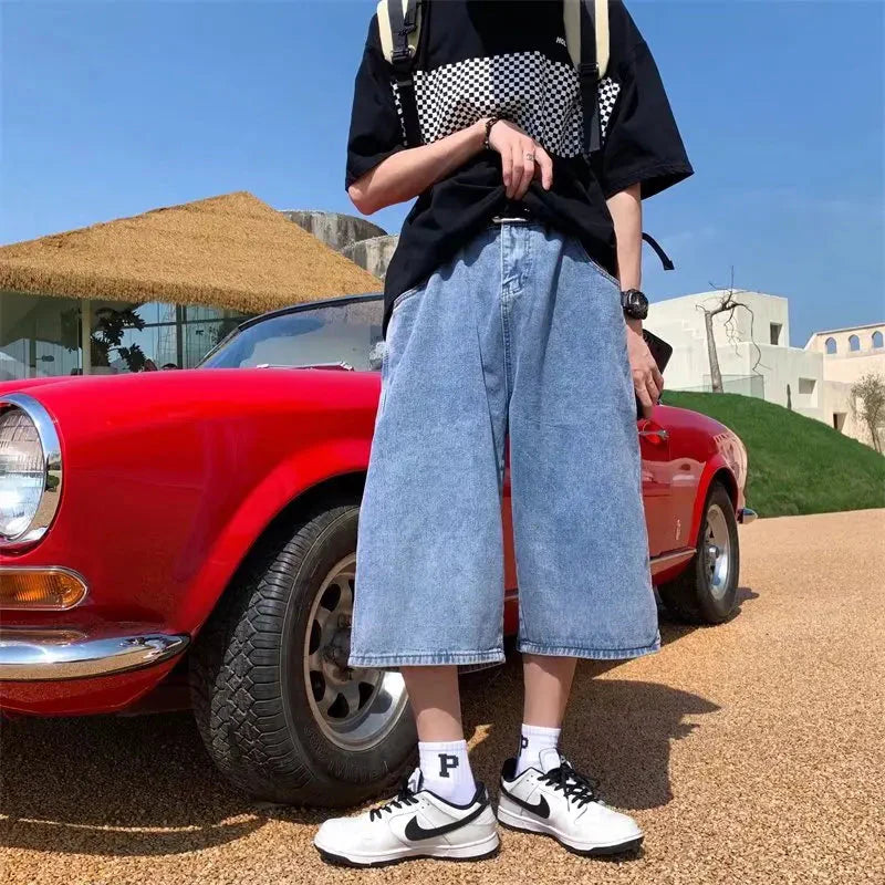 Long Length Denim Jorts Newgew