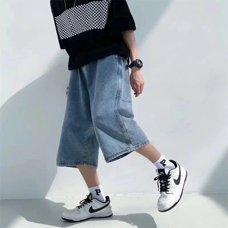 Long Length Denim Jorts Newgew