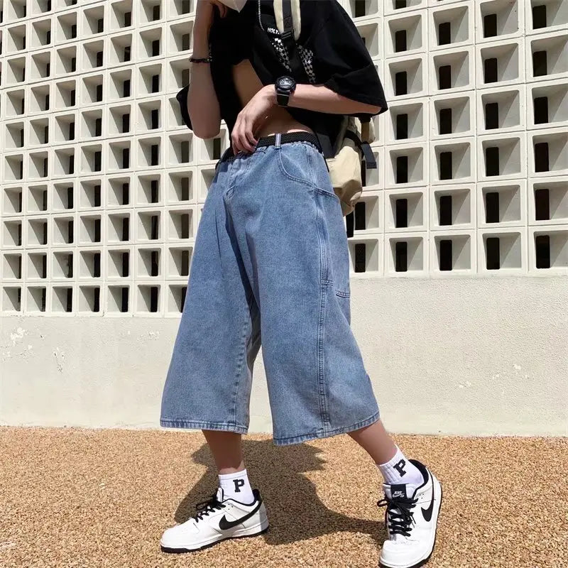 Long Length Denim Jorts Newgew