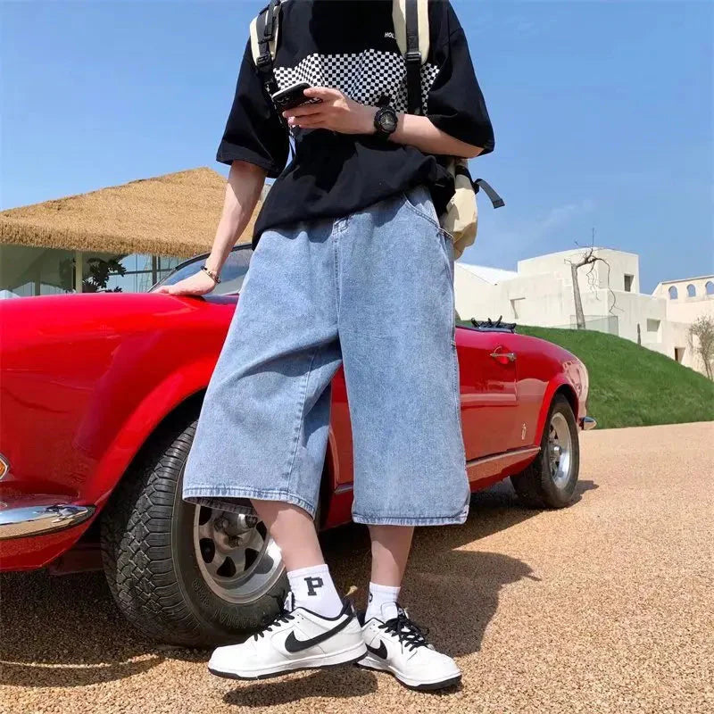 Long Length Denim Jorts Newgew