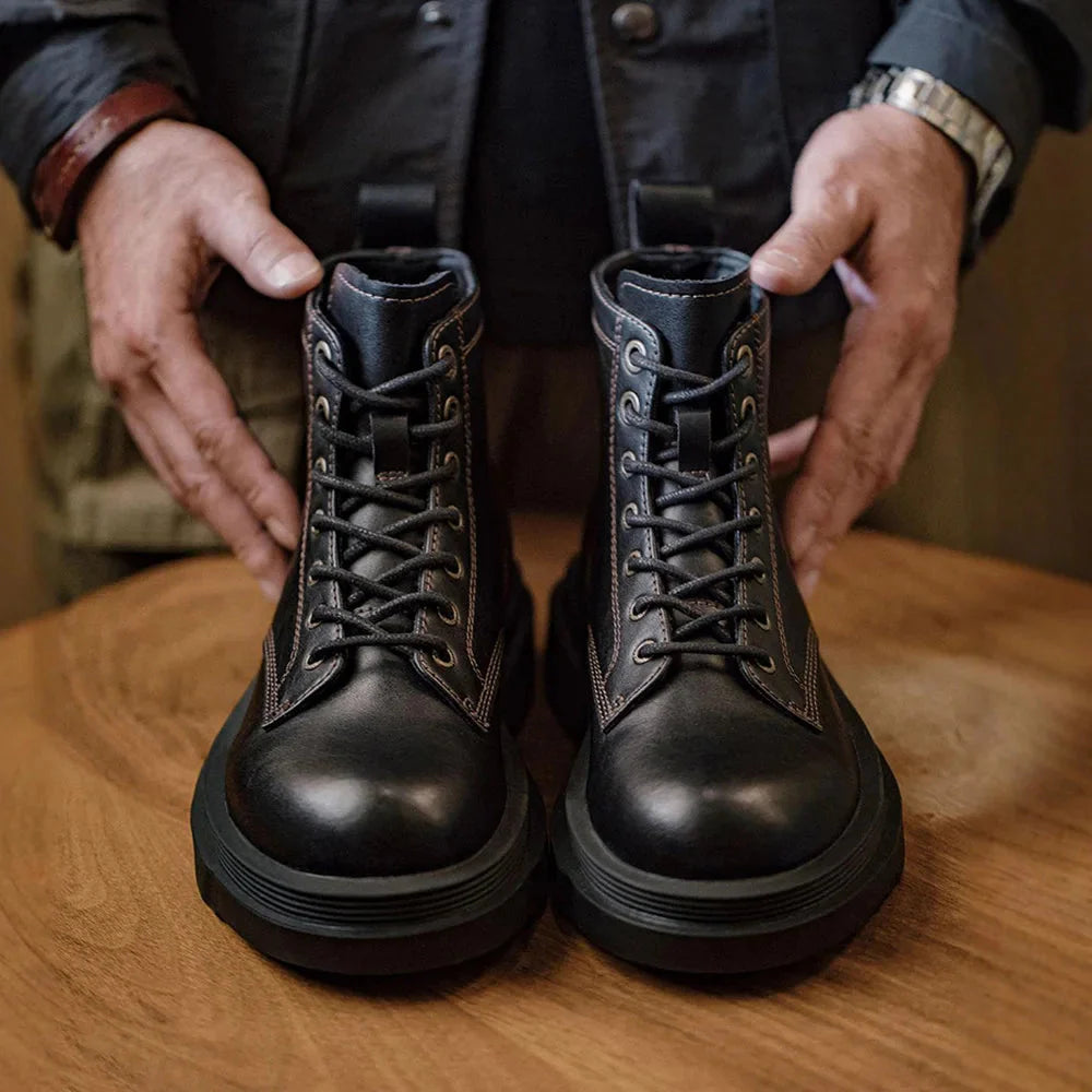 MADEN Vintage Style Workwear Boots Newgew