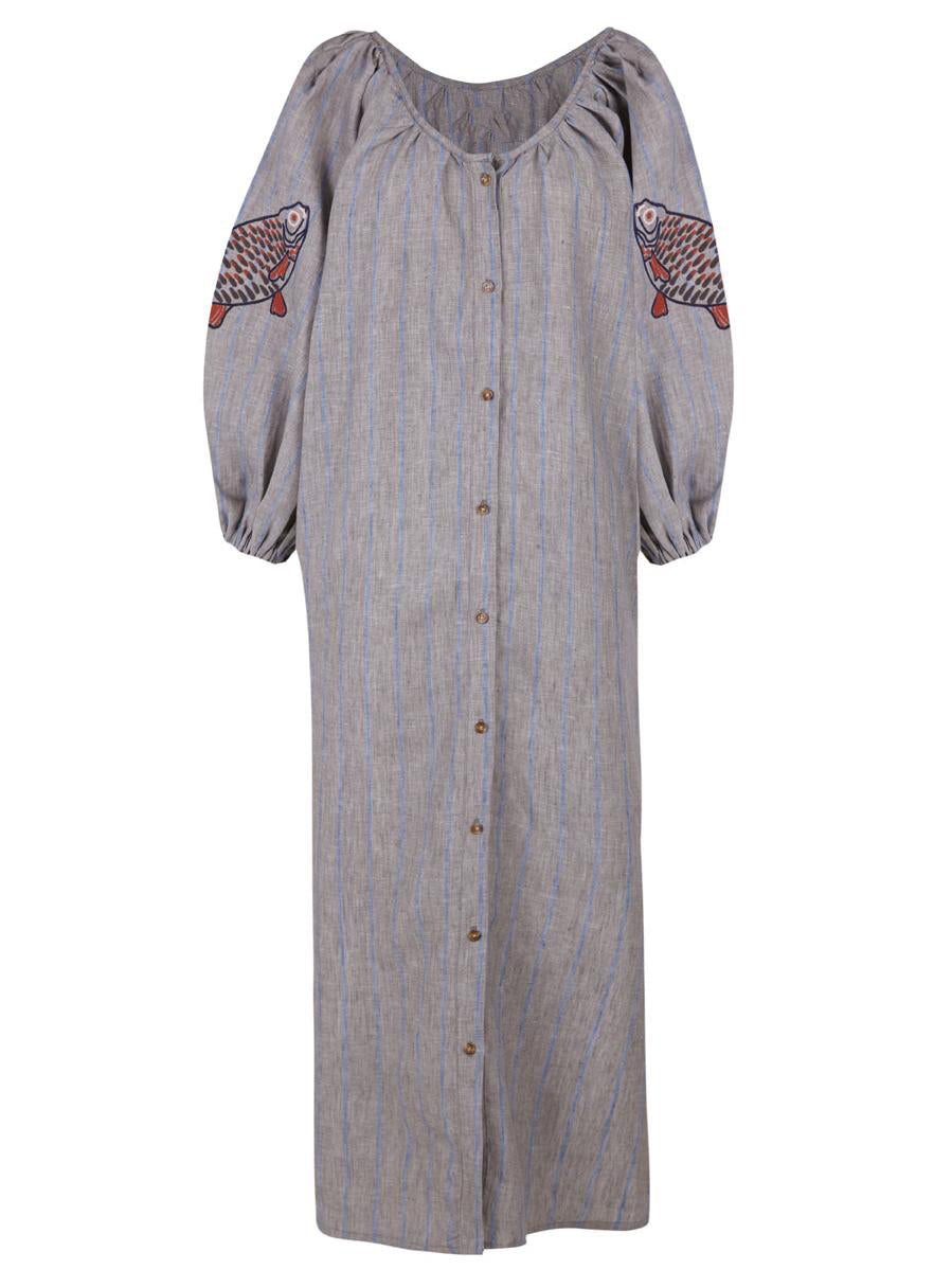 Melite Blue Midi Dress Newgew Dresses