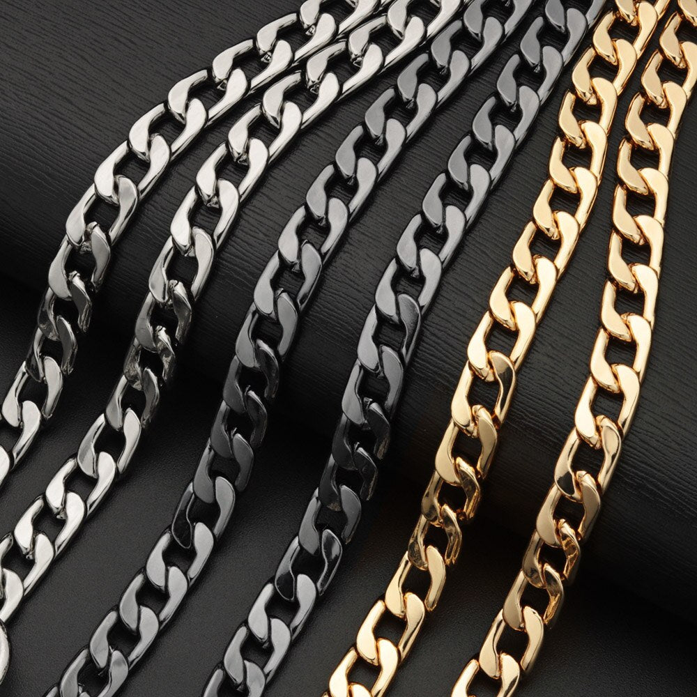 Metal Wallet Belt Chain - Black Newgew