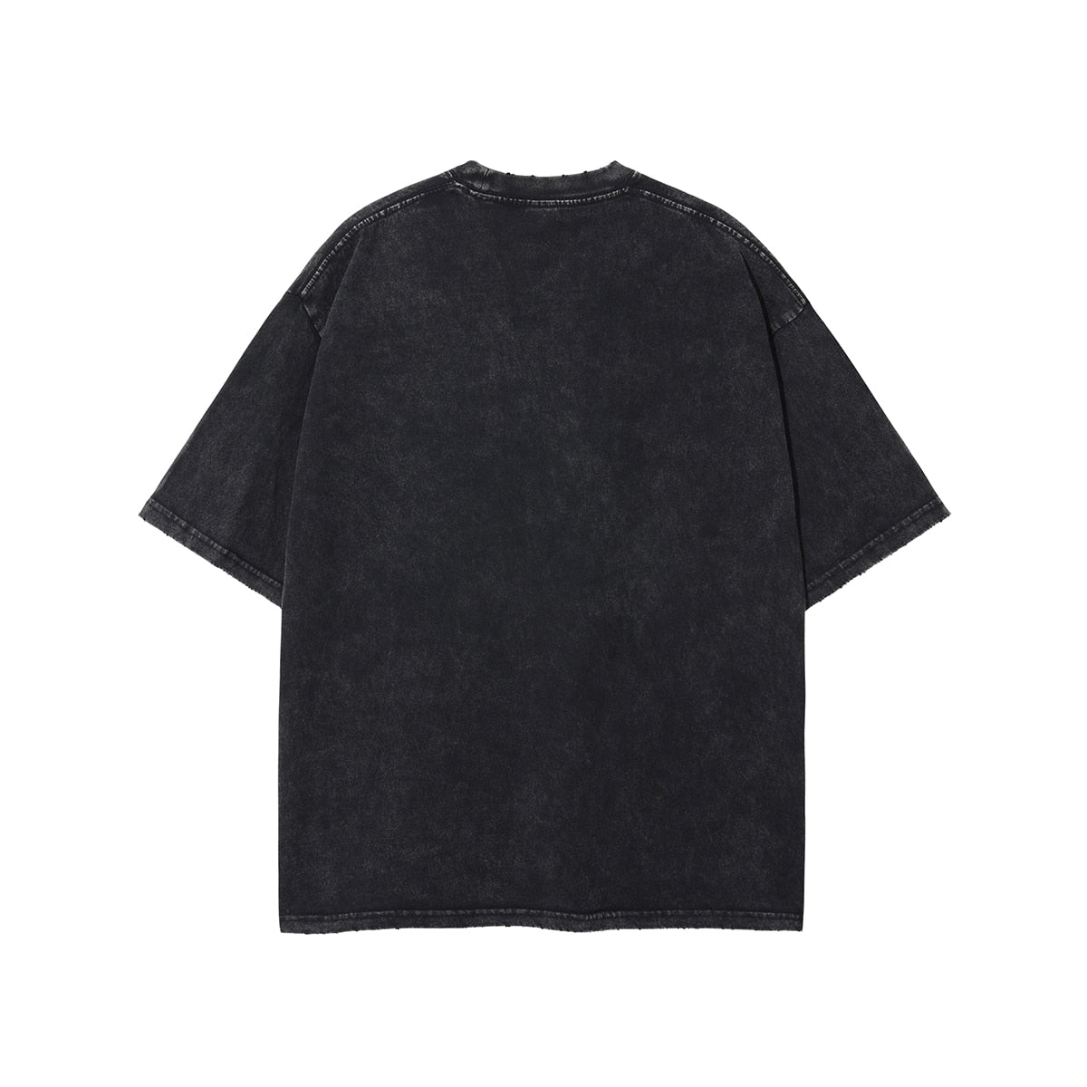 Midnight Anime Graphic Acid Wash T-Shirt Newgew