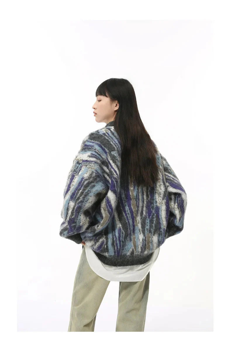 Multi-Colour Abstract Sweater Newgew