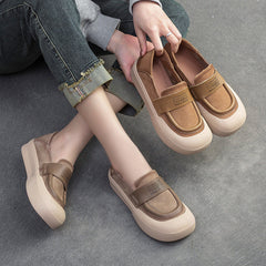 Women Minimalist Leather Flat Casual Shoes Newgew Shoes