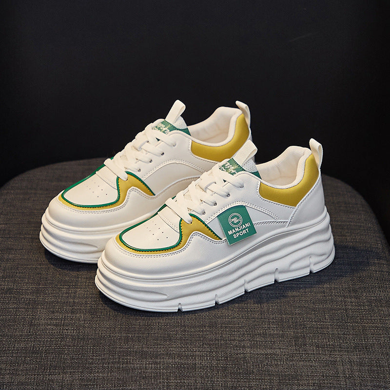 Women's Korean Style White Spring Joker Board Canvas Shoes Newgew