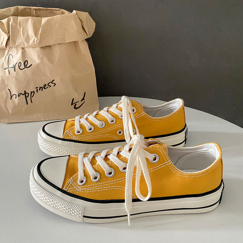 Women's Retro Classic Versatile Couple Board Canvas Shoes Newgew