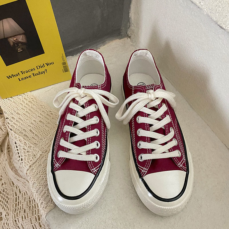 Women's Retro Classic Versatile Couple Board Canvas Shoes Newgew