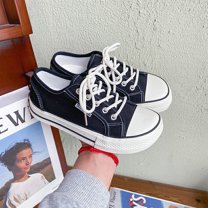 Stylish Women's Mango Toe Korean Canvas Shoes Newgew