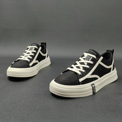 Men Fashion Breathable Canvas Flat Casual Shoes Newgew Shoes