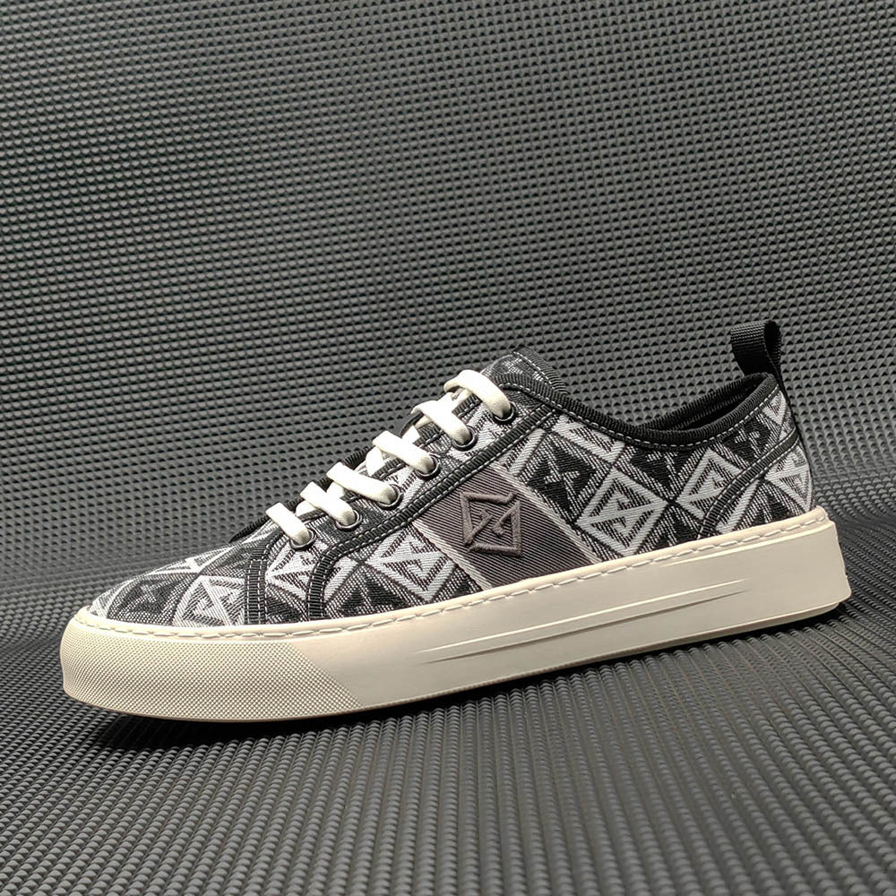 Men Stylish Fashion Canvas Slip-on Casual Shoes Newgew Shoes