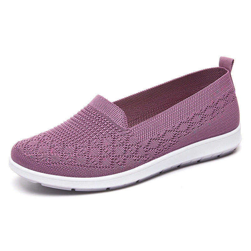 Women's Cloth Breathable Flat Soft Bottom Canvas Shoes Newgew