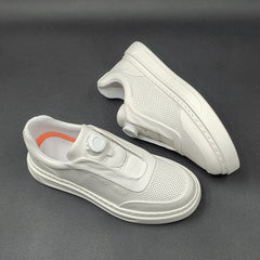 Men Minimalist Fashion Breathable Leather Casual Shoes Newgew Shoes