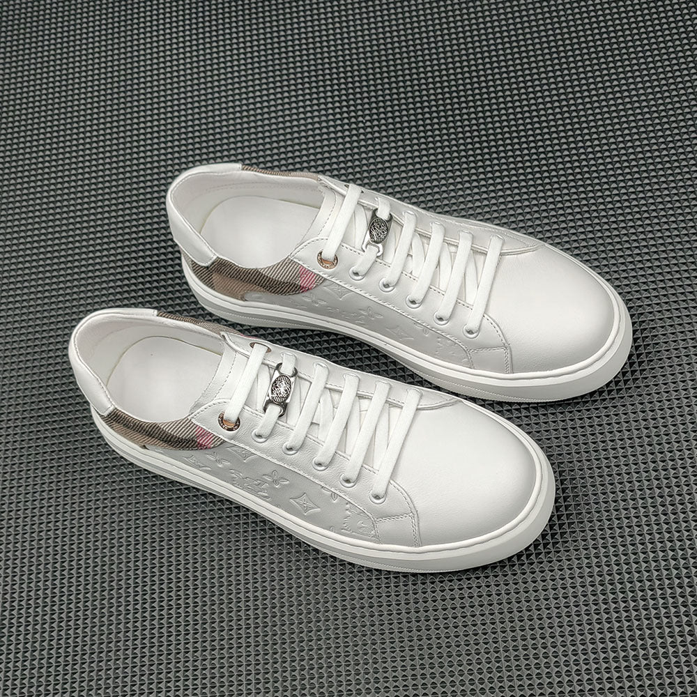 Men Color Matching Fashion Flat Casual Shoes Newgew Shoes