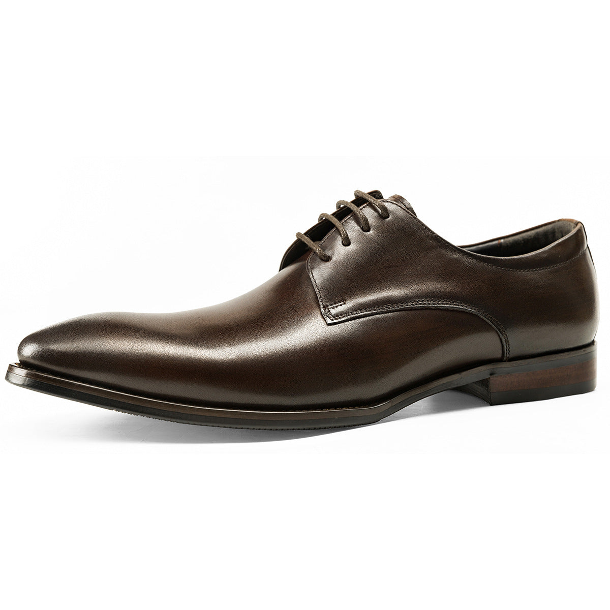 Men Classic Solid Cowhide Handmade Oxford Shoes Newgew Shoes