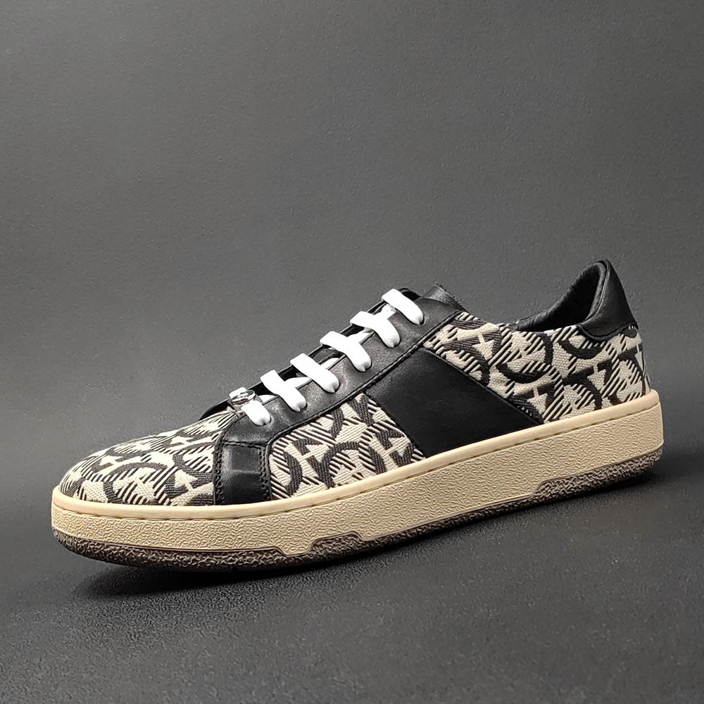 Men Fashion Patchwork Stylish Flat Casual Shoes Newgew Shoes