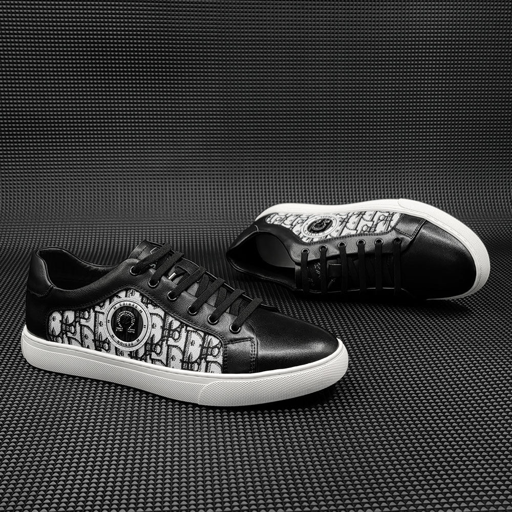 Men Fashion Textile Canvas Flat Casual Shoes Newgew Shoes