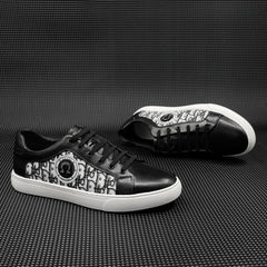 Men Fashion Textile Canvas Flat Casual Shoes Newgew Shoes