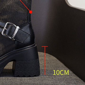 Thin Breathable Thick Sole Women's Boots Newgew