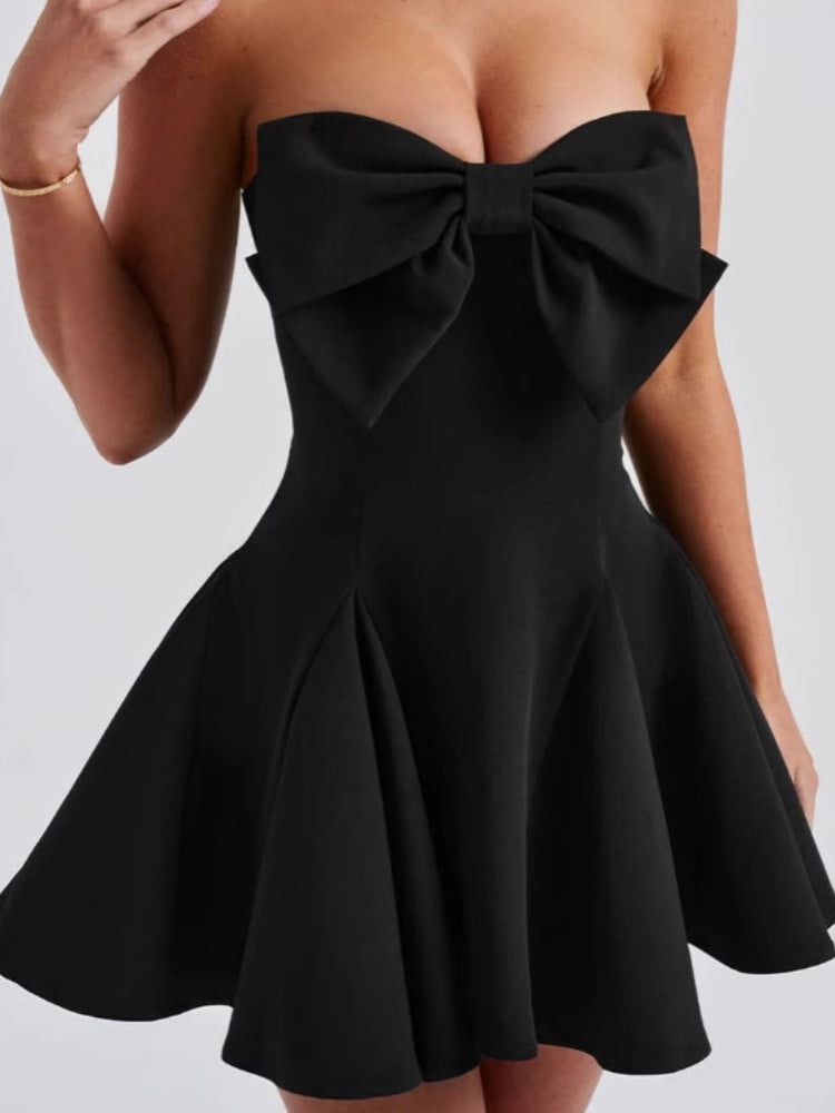 Bow-Tie Sweetheart Dress Newgew Dresses