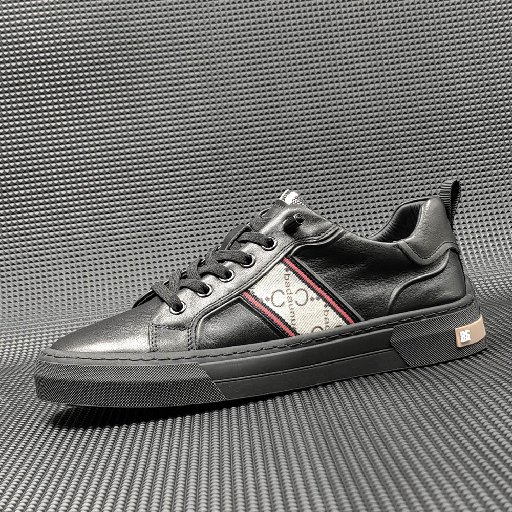 Men Casual Fashion Leather Comfort Flat Shoes Newgew Shoes