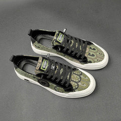 Men Fashion Breathable Canvas Flat Casual Shoes Newgew Shoes