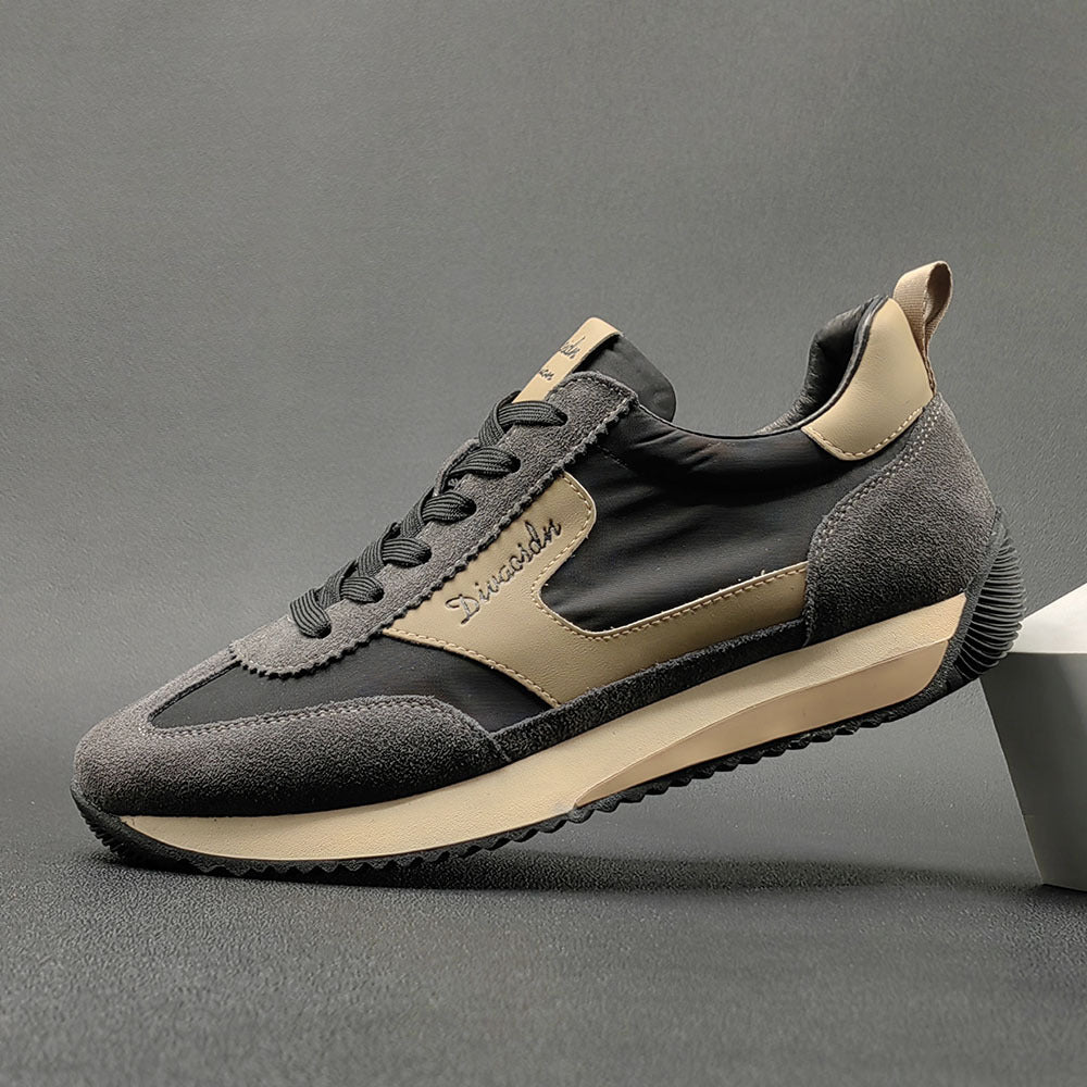 Men Fashion Suede Casual Training Sneakers Newgew Shoes