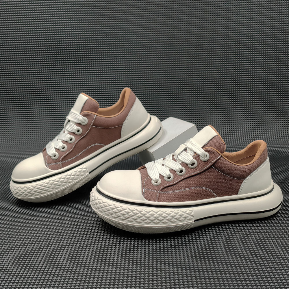 Men Minimalist Fashion Denim Canvas Casual Sneakers Newgew Shoes