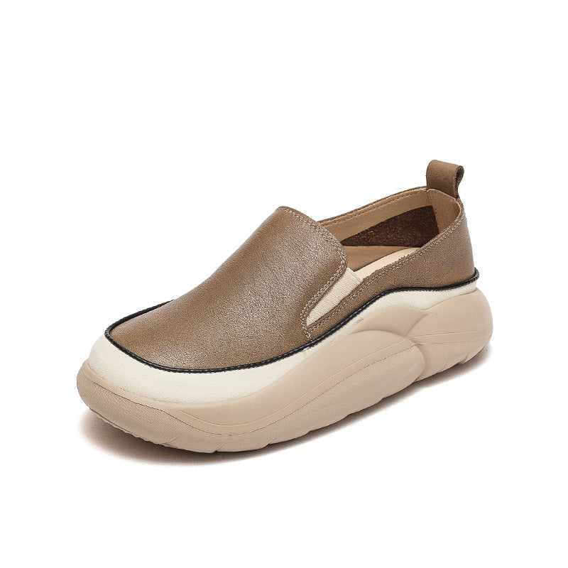 Women Minimalist Soft Leather Casual Shoes Newgew Shoes