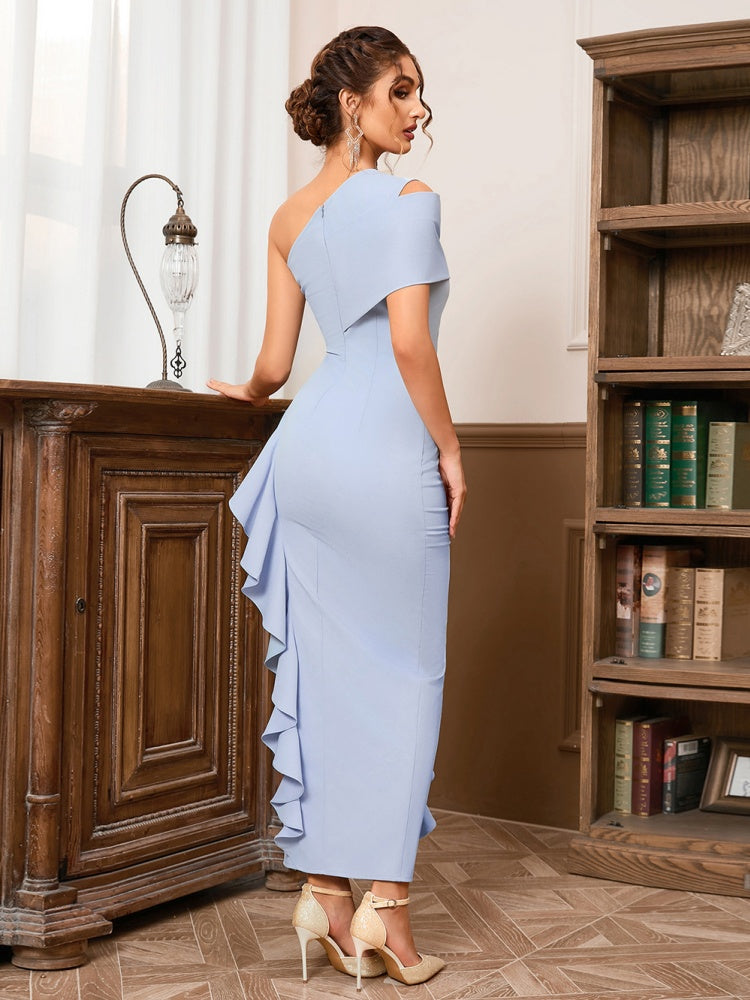 Stylish One-Shoulder Dress Newgew Dresses