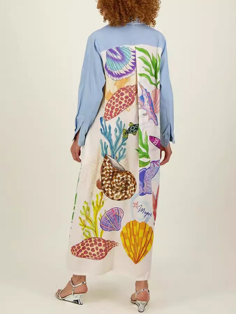Personalized Graffiti Casual Midi Dress Newgew Dresses